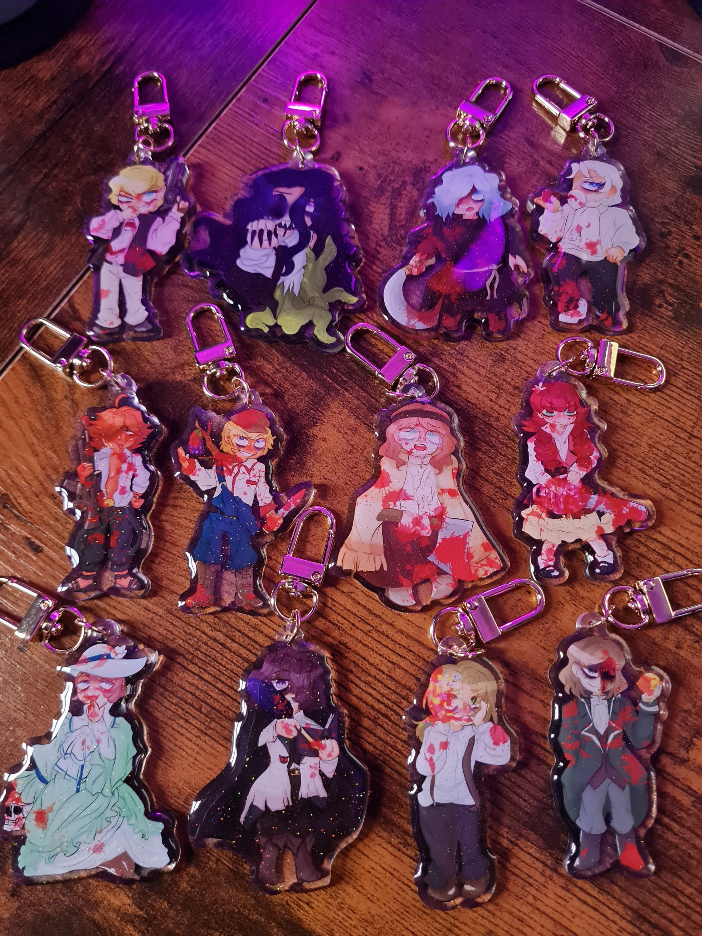 Edgy Horror Bungou Stray Dogs Guild Charms - Etsy