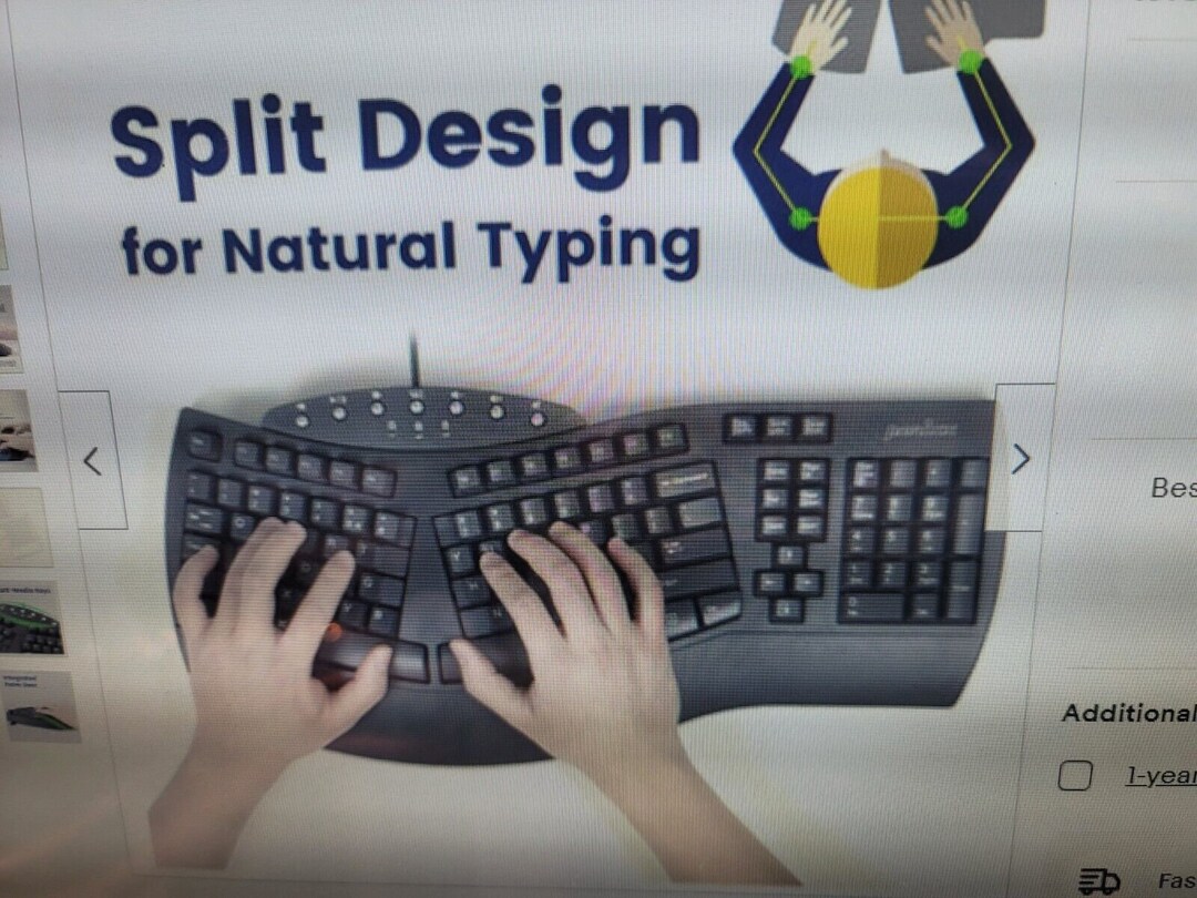 Perixx Periboard 512 Ergonomisch toetsenbord - Gesplitst design QWERTY/US Perixx Periboard 512 Ergonomisch toetsenbord - Gesplitst design QWERTY/US