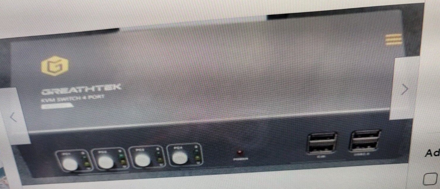 GREATHTEK KVM Switch 4 Port Etsy