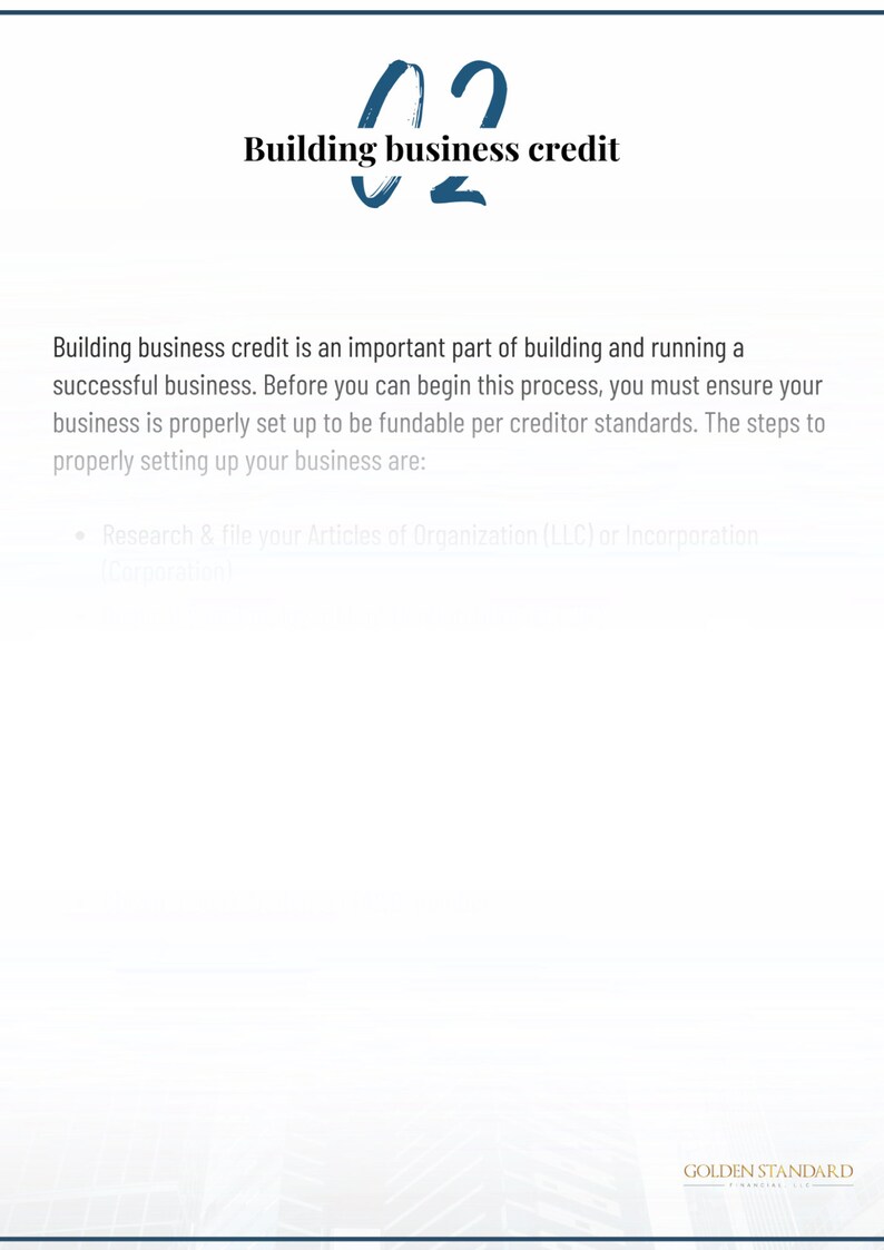 The Business Credit Guide - Etsy
