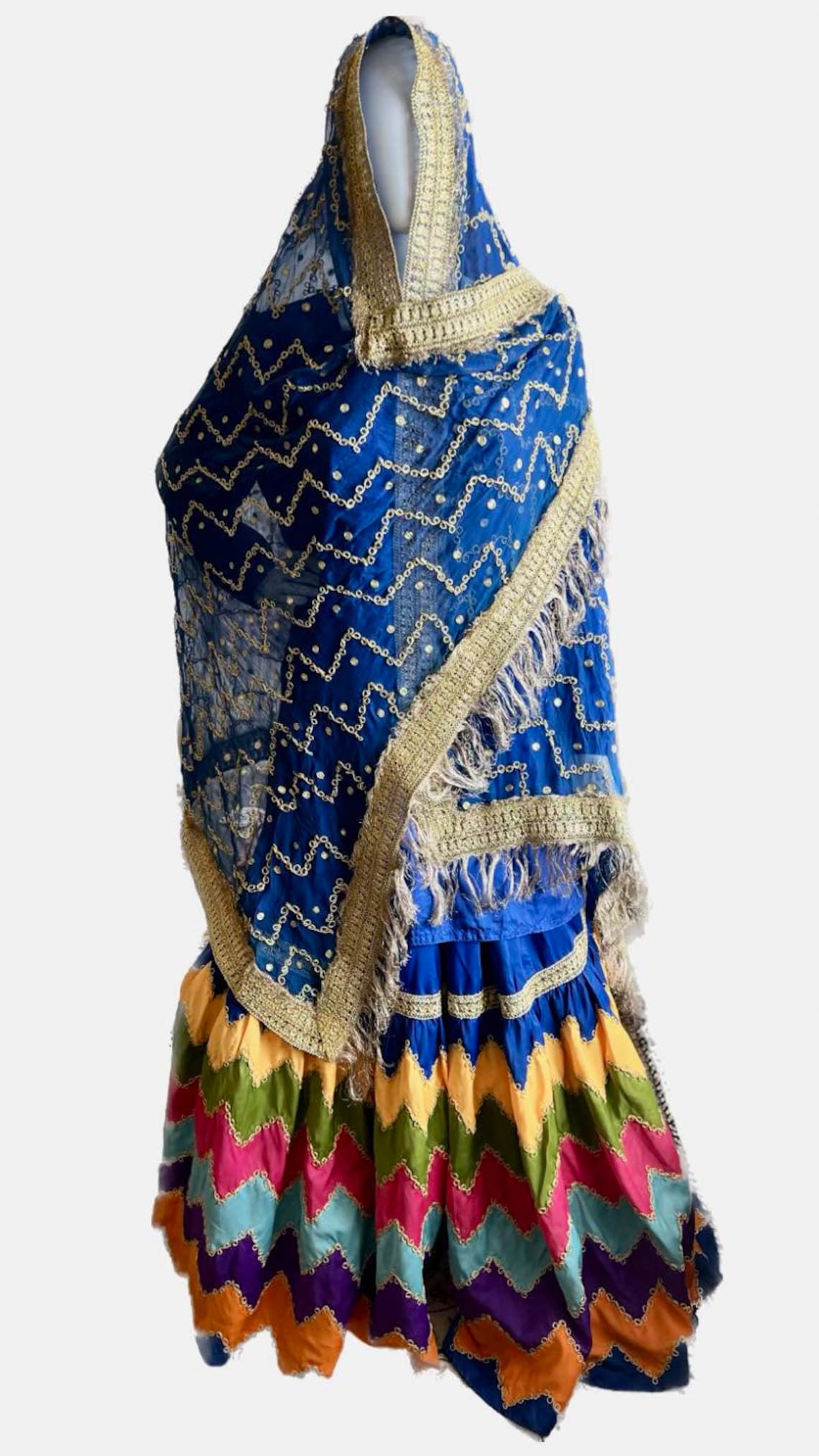 1970s Lucknow Chatapati Gharara - Etsy