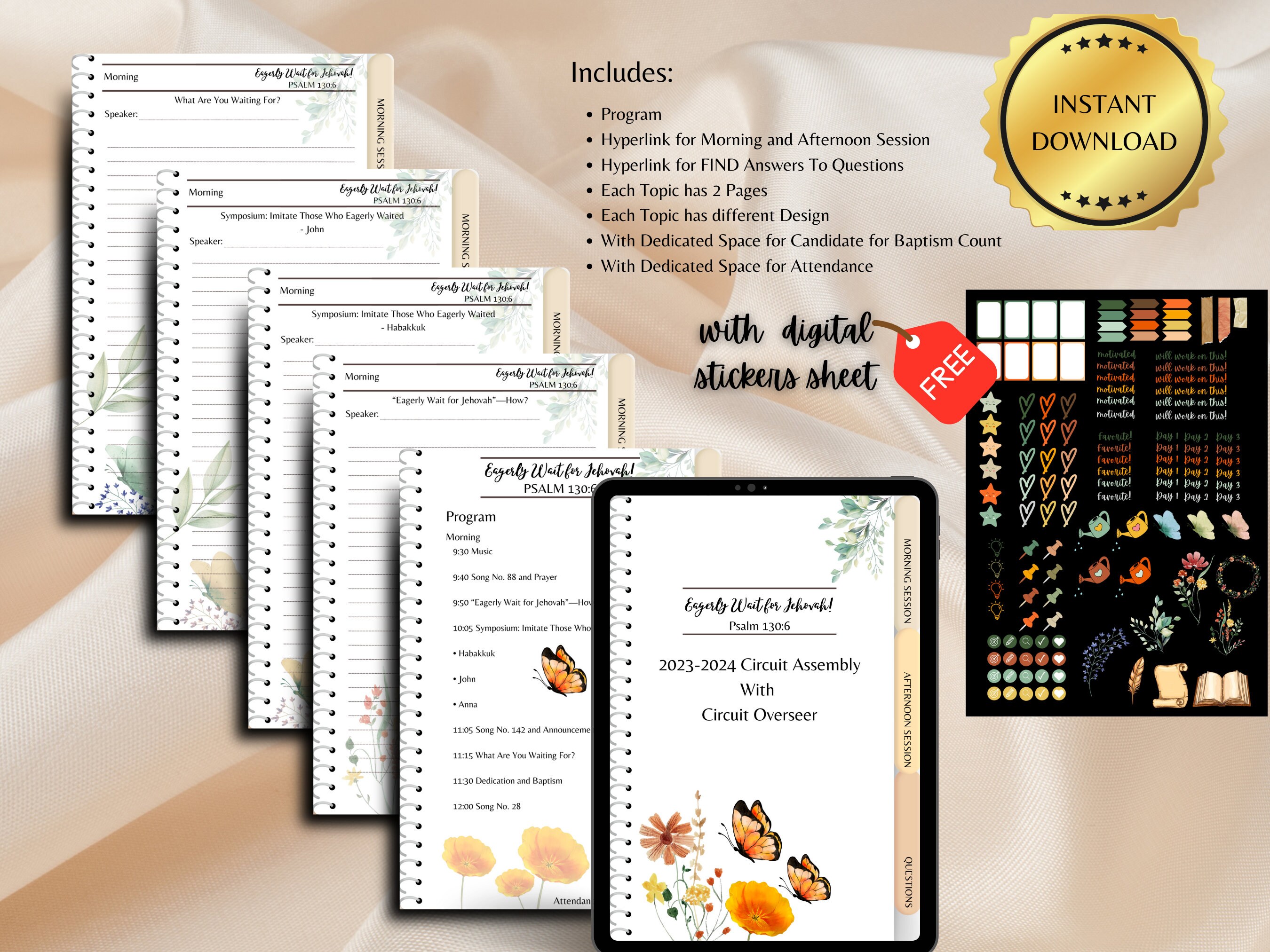 JW Assembly Notebook Circuit Assembly Notebook Eagerly Wait for Jehovah ...