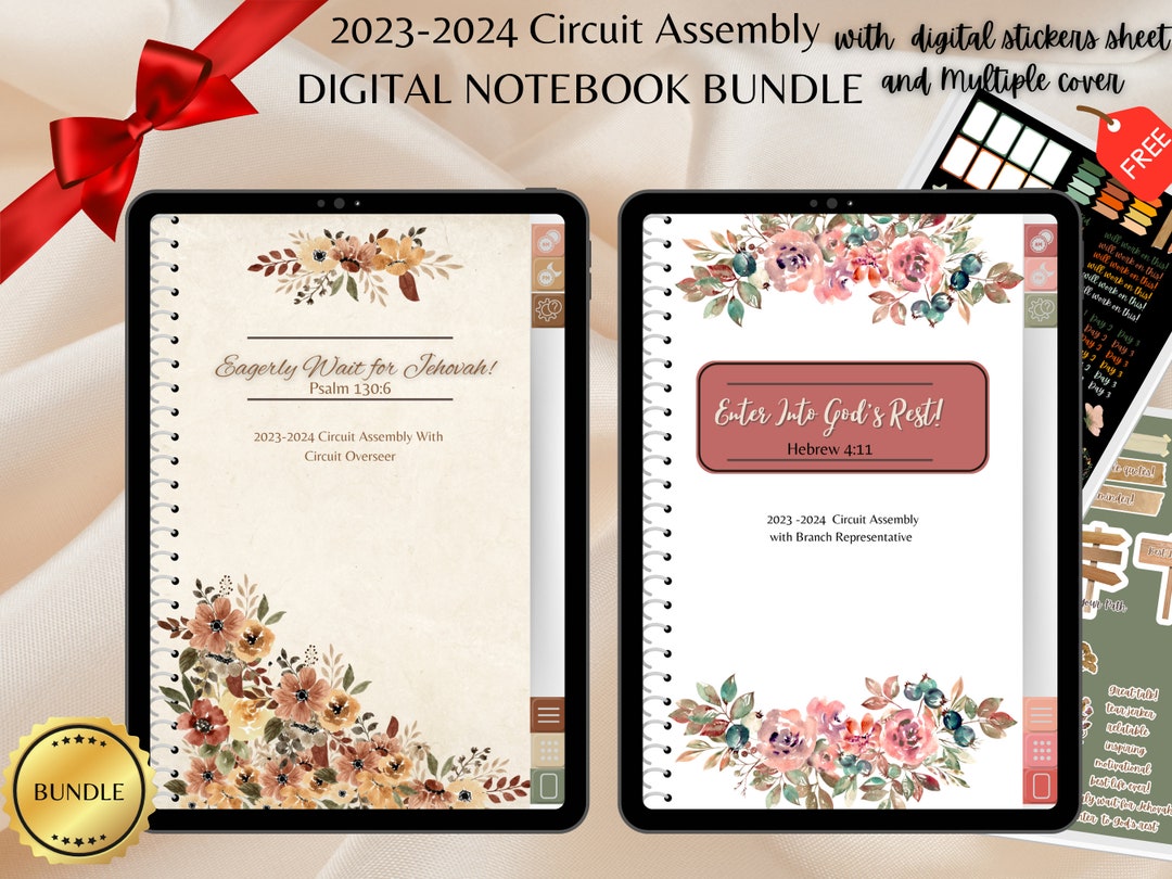 Bundle JW Circuit Assembly Notebook JW Eagerly Wait for Jehovah ...