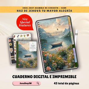 2026-2027 TJ Asamblea de circuito con representante de la sucursal | Haz de Jehová tu mayor alegría | CABR cuaderno digital e imprimible