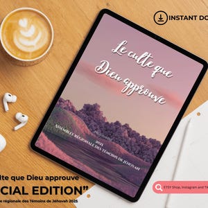 JW CONVENTION Le kulte que Dieu approuve 2025 Digitales Notizbuch | Anbetung pur | Französisch Fraçais | Digitales Notizbuch | JW Zeitschrift |
