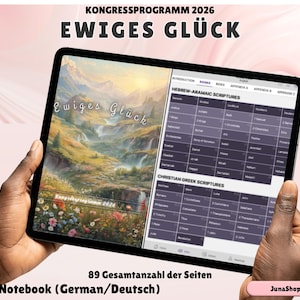 Ewiges Glück
Jehovas Zeugen
Kongressprogramm 2026
JW Assembly Notes
JW Digital Notebook
JW GoodNotes Notebook
JW Notability
Kreiskongress
JW Program
Digital Ministry Tools
GoodNotes JW PDF
JW Template
JW Printable Letter
JW Letter Writing
JW Digital Stickers
JW Service Year
JW Gift Digital
JW Stationery
JW PNG SVG Sticker
JW Convention
German Deutsch
Eternal Happiness
Felices para siempre
JW Kids Activity
KW Kids Book
JW coloring workbook