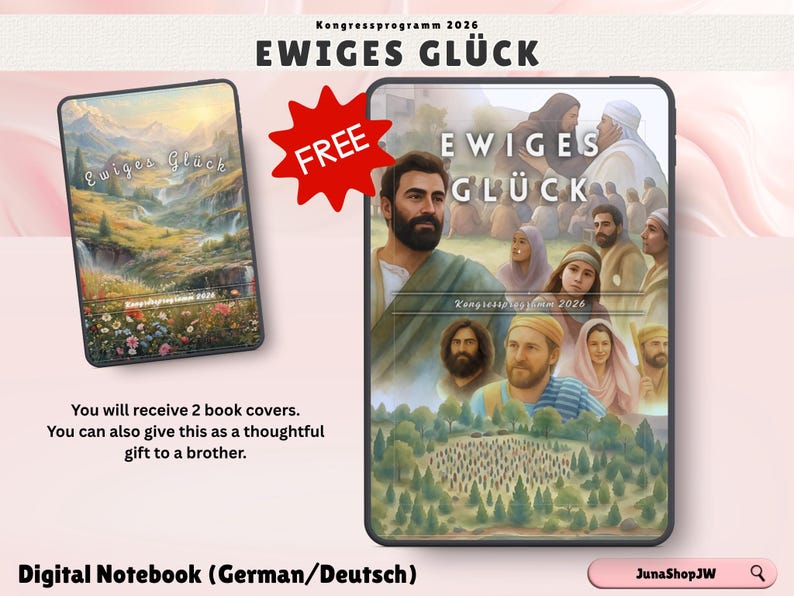 Ewiges Glück
Jehovas Zeugen
Kongressprogramm 2026
JW Assembly Notes
JW Digital Notebook
JW GoodNotes Notebook
JW Notability
Kreiskongress
JW Program
Digital Ministry Tools
GoodNotes JW PDF
JW Template
JW Printable Letter
JW Letter Writing
JW Digital Stickers
JW Service Year
JW Gift Digital
JW Stationery
JW PNG SVG Sticker
JW Convention
German Deutsch
Eternal Happiness
Felices para siempre
JW Kids Activity
KW Kids Book
JW coloring workbook