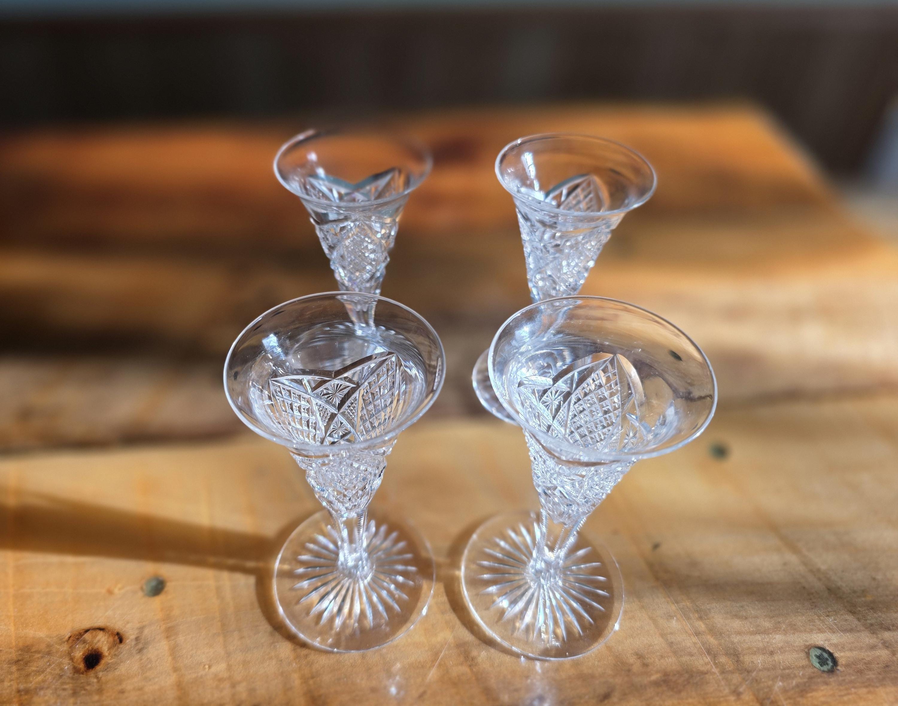 Antique Brilliant Cut Glass - Etsy