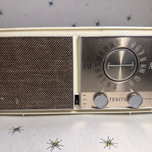 Restored Zenith  M-723 AM/FM Tube Radio MCM