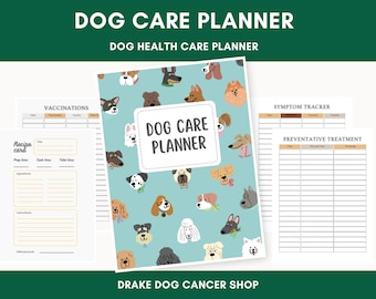 Printable Canine Wellness Planner: Digital Pet Health Journal & Organizer for Dog Care