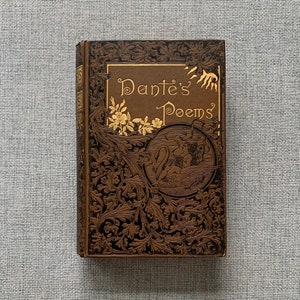 Dante’s Poems The Vision; Or, Hell, Purgatory, And Paradise, Of Dante Alighieri Antique Book