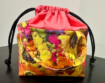 Floral Project Bag
