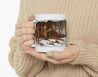 Enchanted Forest Ceramic Mug 11oz