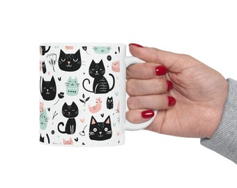 Copy of Cute Cat Ceramic Mug 11oz