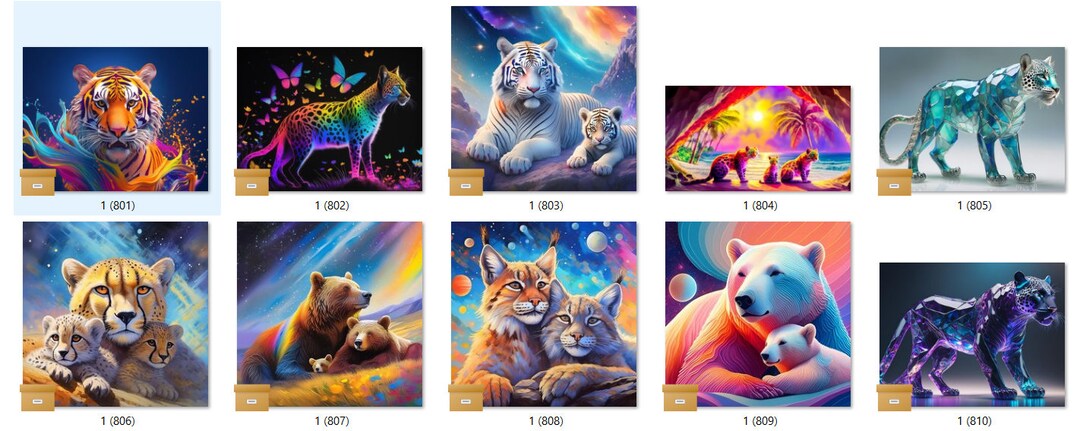 Lion Tigers Bears Oh My Ready to Press Sublimation Heat Transfer ...