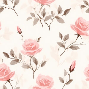 10 ROZE ROSE Klaar om te drukken op sublimatietransferprints (DESIGNMOSAIC 1-10)