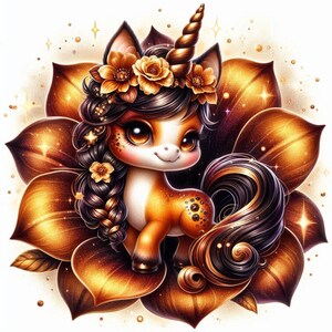 Eenhoornsublimatie drukklare warmteoverdrachtbundels met 10 ontwerpen (PLUNICORN541-630)
