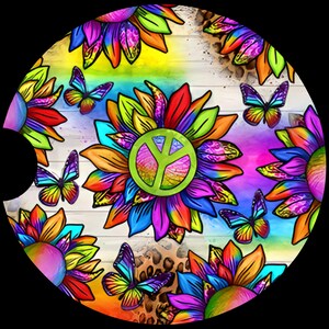 Floral & Skull Car Coaster Ready to Press Sublimation Transfer Bundles of 60 Designs Choice Of 14 Sizes (CSDCOASTERS241-480)