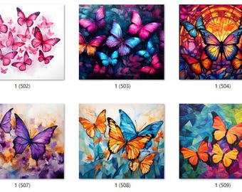 Ready to Press Sublimation design transfer bundle of 10 images prints with choice of 10 bundles (PBTumblers500-600)