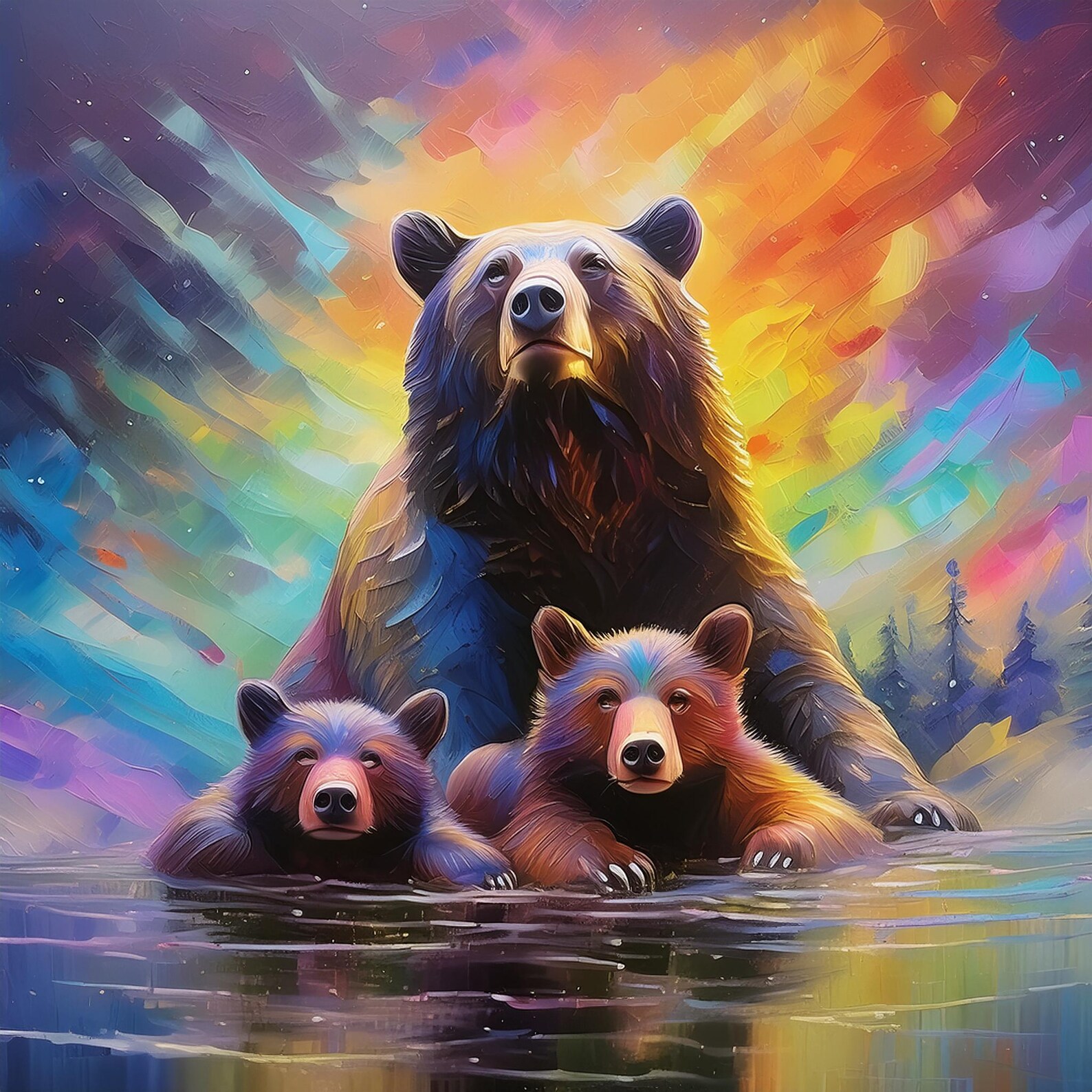 Lion Tigers Bears Oh My Ready to Press Sublimation Heat Transfer ...