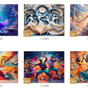 DANCE Tumbler sublimatie clipart digitale download bundel van 100 JPG (LMHDanc1301-1400)
