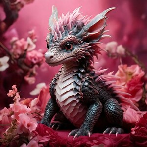 Whimsical Baby Dragon Pronto para Pressionar Pacotes de impressão por transferência de calor por sublimação com 10 impressões, escolha de 9 pacotes (LMHBABYDRAGONS451-540)