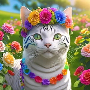 Lot de 50 cliparts JPG floraux en téléchargement numérique (FLORALCATS101-150) VOL 3