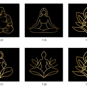 YOGA Ready to Press sublimatie warmteoverdracht bundels van 10 prints met keuze uit 10 bundels (CAGYOGA1-100)