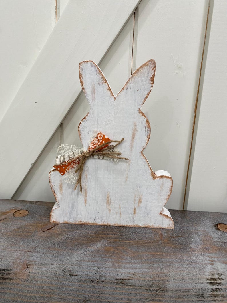 Primitive Rustic Rabbit Table Top Decor - Etsy