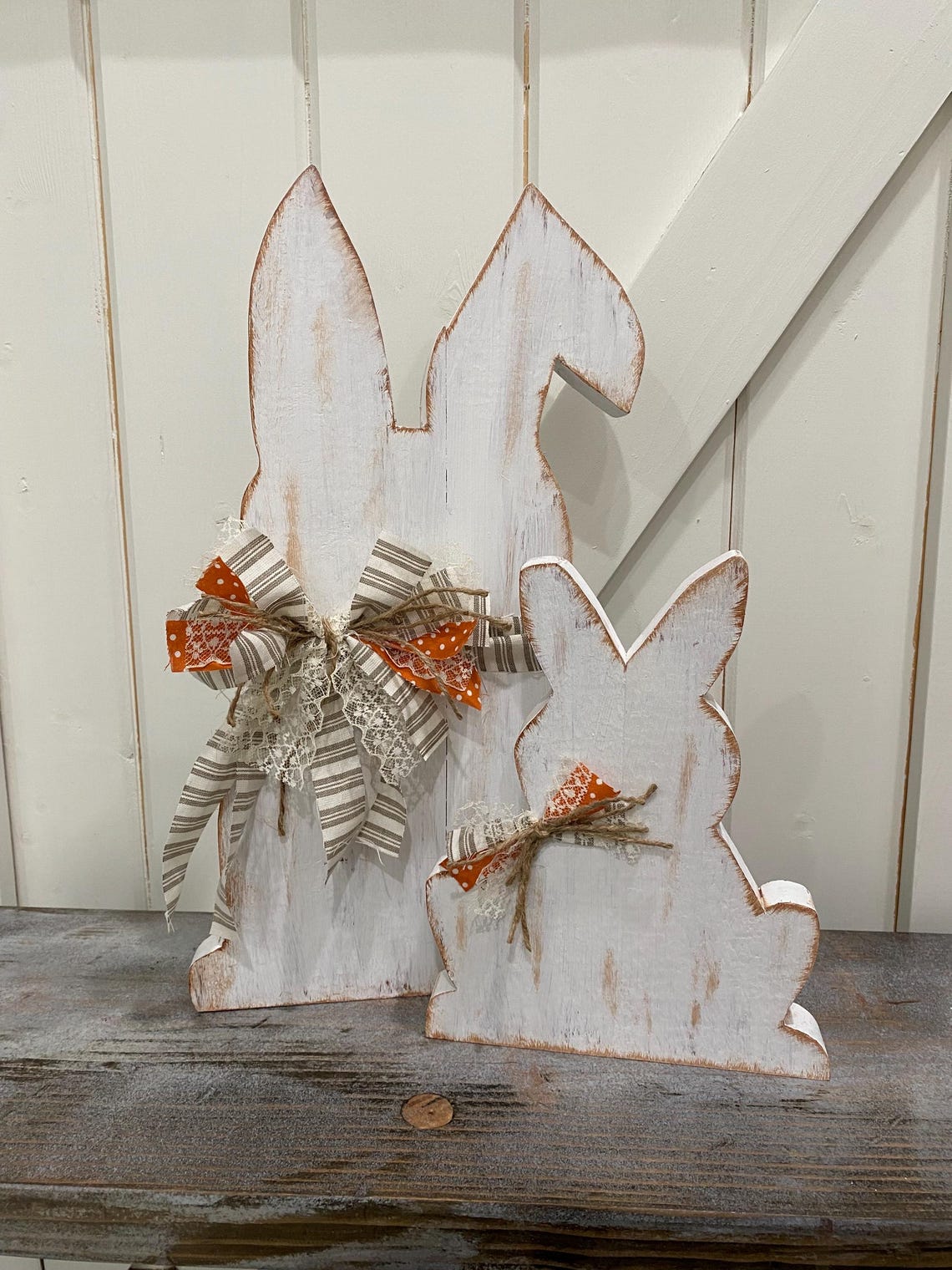 Primitive Rustic Rabbit Table Top Decor - Etsy