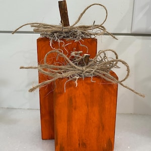 Fall Wooden Pumpkins