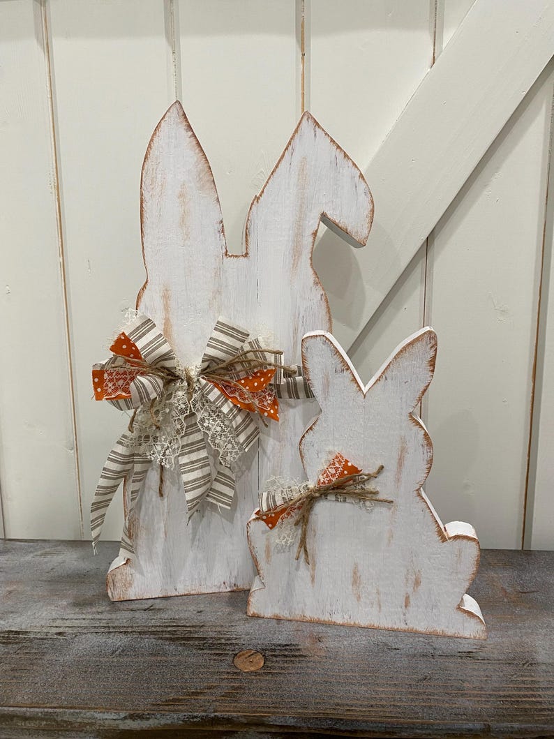 Primitive Rustic Rabbit Table Top Decor - Etsy