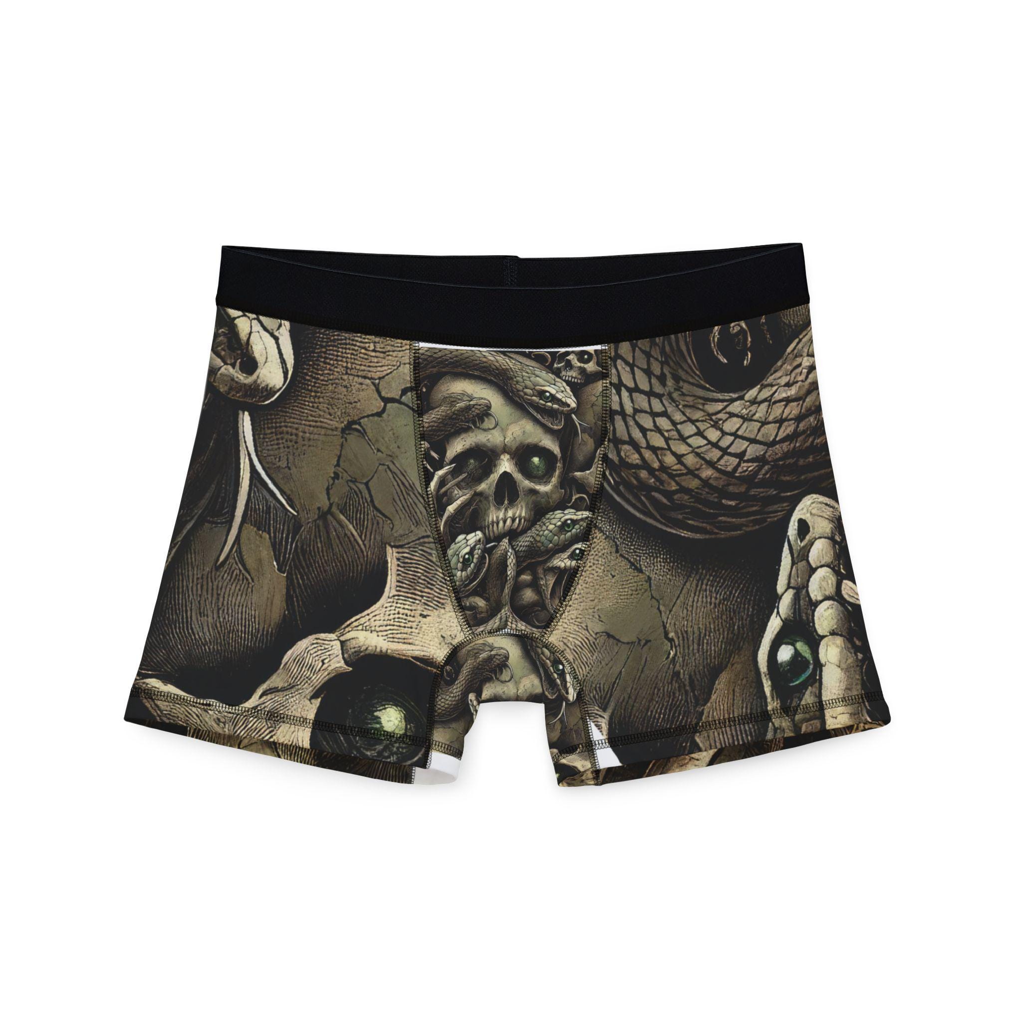 boxer homme tete de mort