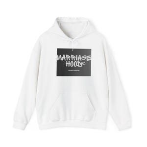 Ehe Hoodie, gemütliches Unisex Sweatshirt, Hochzeitsgeschenk, Brautparty Kleid, bequeme Freizeitkleidung, Liebe Feier Kleidung
