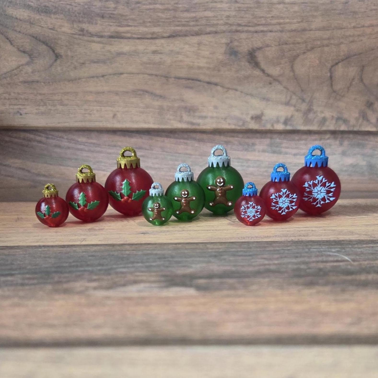 Mini & Small Ornaments - holiday decor, classic ornaments, winter holidays, craft accessory
