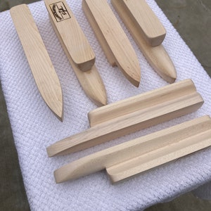 Battipalo da sarto - A punta - Attrezzi per quilter - Legno massello