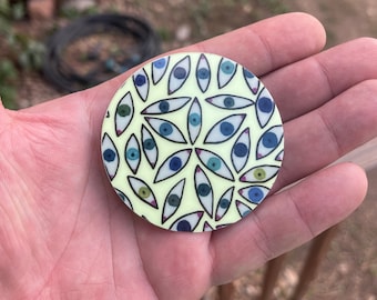 Glow In The Dark Psychedelic Eyes Stickers