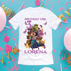 Encanto Birthday Shirt, Encanto Custom Shirt Birthday, Encanto Personalized Shirt, Birthday Encanto Shirt Custom, Encanto Custom Shirt