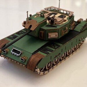 3D Wooden Tank Puzzle: CNC Laser Cut File (digital Download) - Etsy