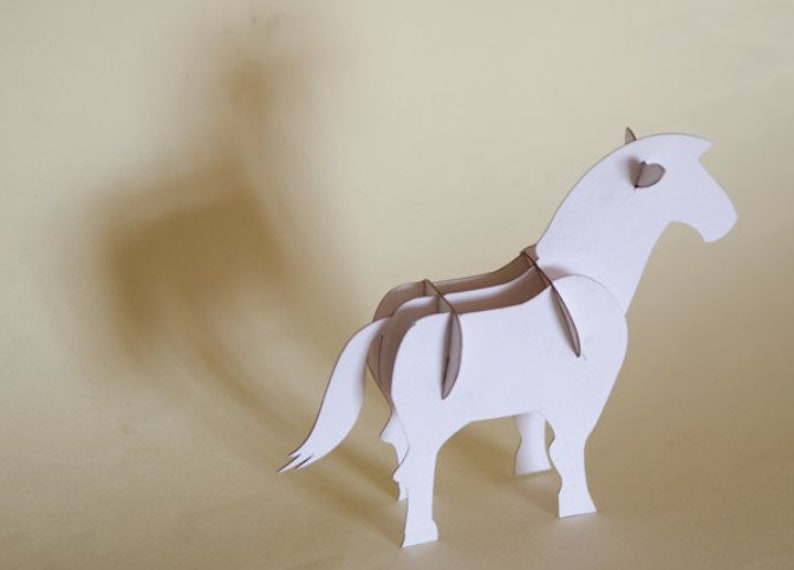 Puzzle Horse Laser Cut 3D Wooden Decor Design Vector Model Puzzle Cdr ...