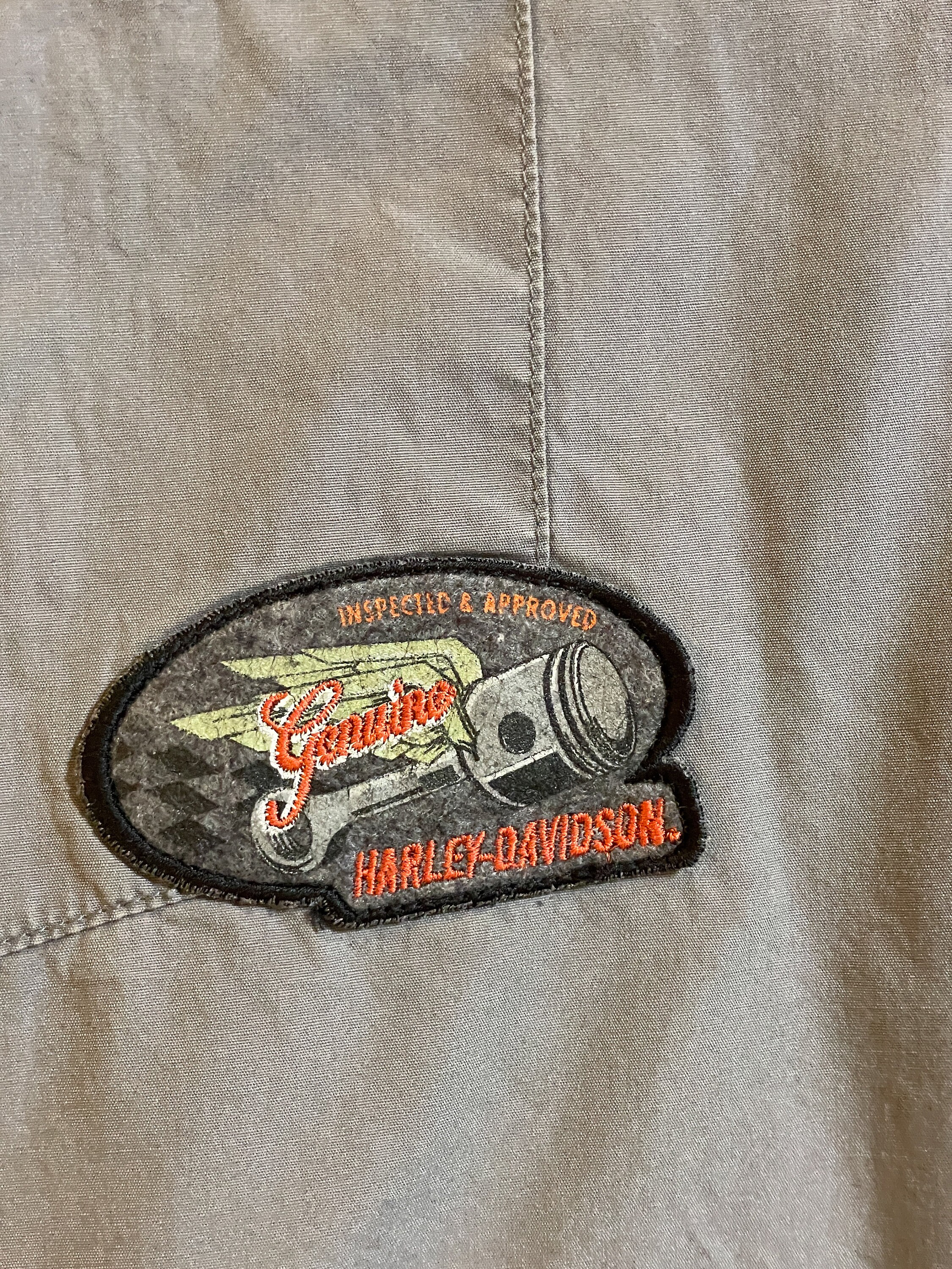Vintage Harley Davison Graphic Button up Short Sleeve