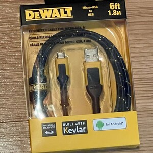 Braided Cable Dewalt 10ft Iphone Charger E-Filliate 1386093 10