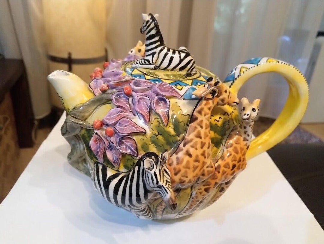 Handcrafted South African Pottery Ceramic Teapot by Sikholiwe Etsy