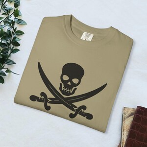 Chemise pirate, chemise Comfort Colors, chemise d'été, t-shirt marin, t-shirt carte de pirate