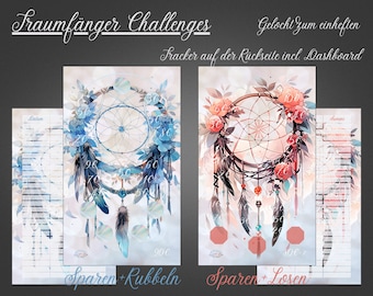 Traumfänger Challenges, passend für A6 Binder