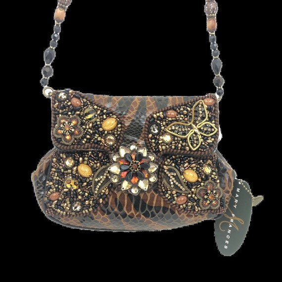 Mary Frances tigress Purse Retired Etsy