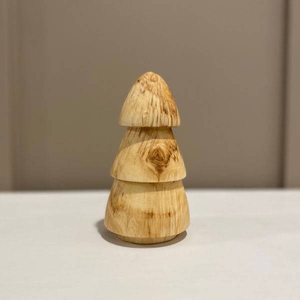 Quaking Aspen Wood Christmas Tree - Handcrafted Holiday Charm