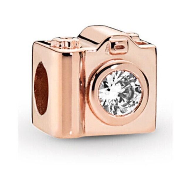 Brand New Authentic Pandora Rose Gold Camera, Every Moment Counts 787986CZ as gift Thanksgiving,Anniversary,Birthday,Valentine's day