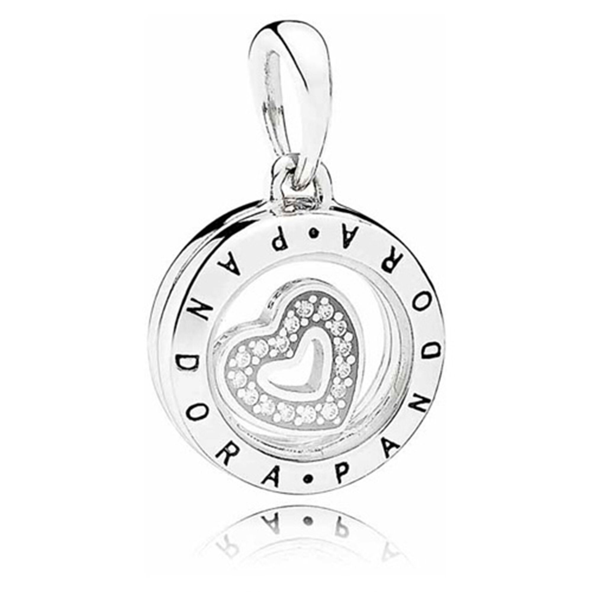 Sterling Silver Pandora Petite Memories Floating Locket Dangle