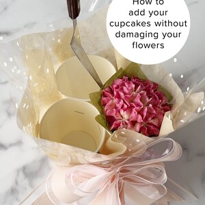 7 Cupcake Bouquet Structure Guide, Instant Download, Printable Instructions image 4